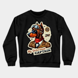 Pilot Doberman Crewneck Sweatshirt